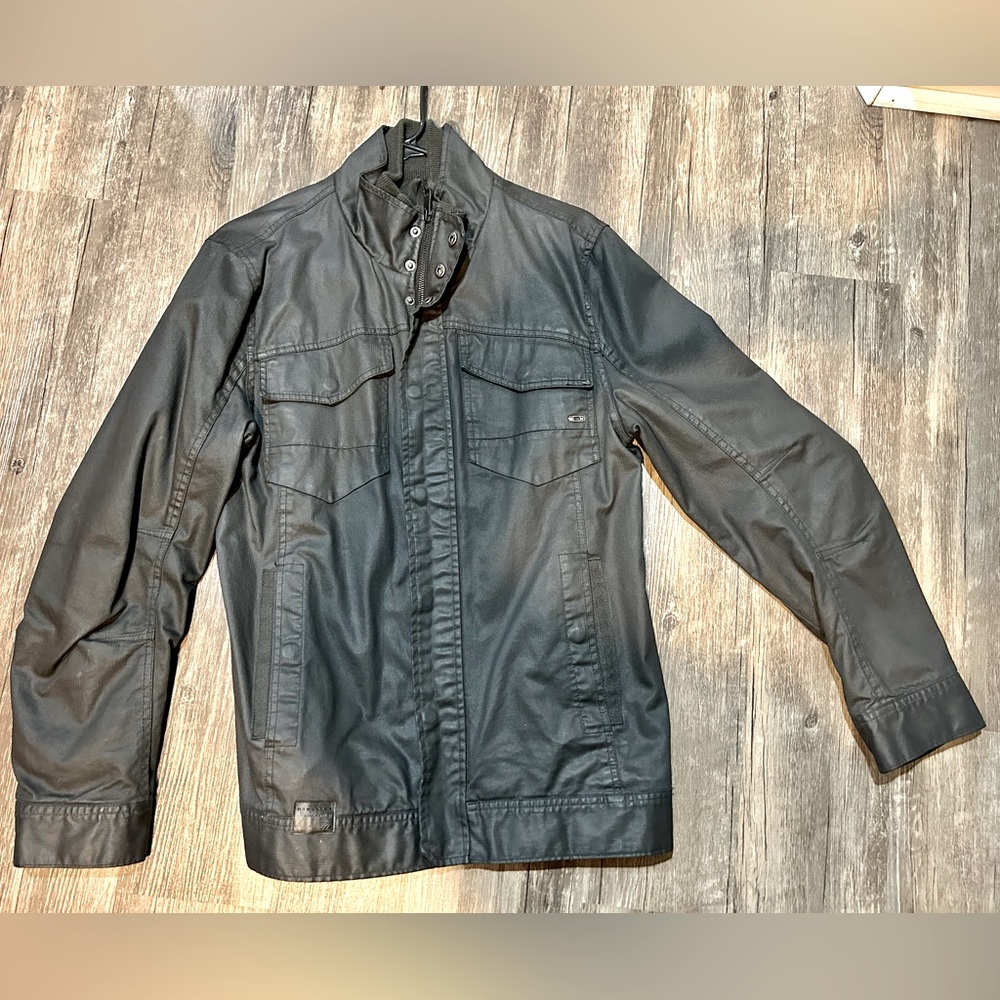 Authentic Oakley lined cotton jacket. Water resistant. Size medium